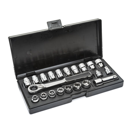 Gearwrench® 21Pc 3/8in. Drive SAE/Metric Pass-Thru Set | Accent Tools