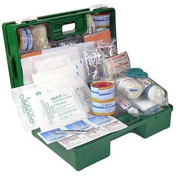 Help-it Industrial 1-25 Person First Aid Kit in Metal Wall Mountable Box (FAK016MB)