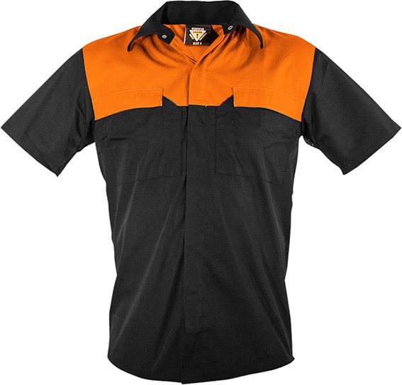 Esko Poly Cotton Short Sleeve Shirt-Size M