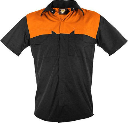Esko Poly Cotton Short Sleeve Shirt-Size M
