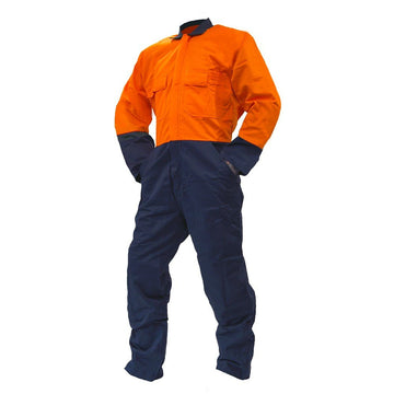 Esko Overall LS, 300gsm Cotton, Orange/Navy DO