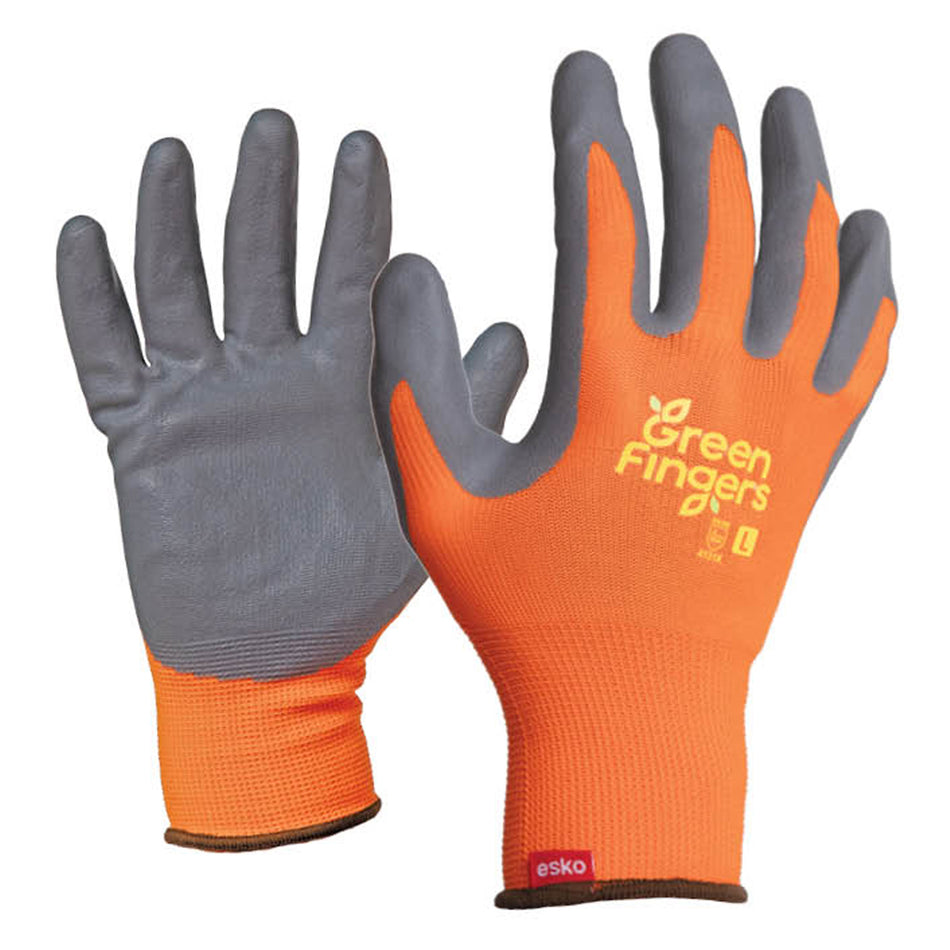 Esko Green Fingers Gardening Gloves, Orange  Size 6(XS)