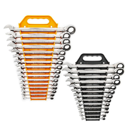 Gearwrench® 16Pc Metric & 13Pc SAE Combo Ratcheting Wrench Twin Pack | Accent Tools