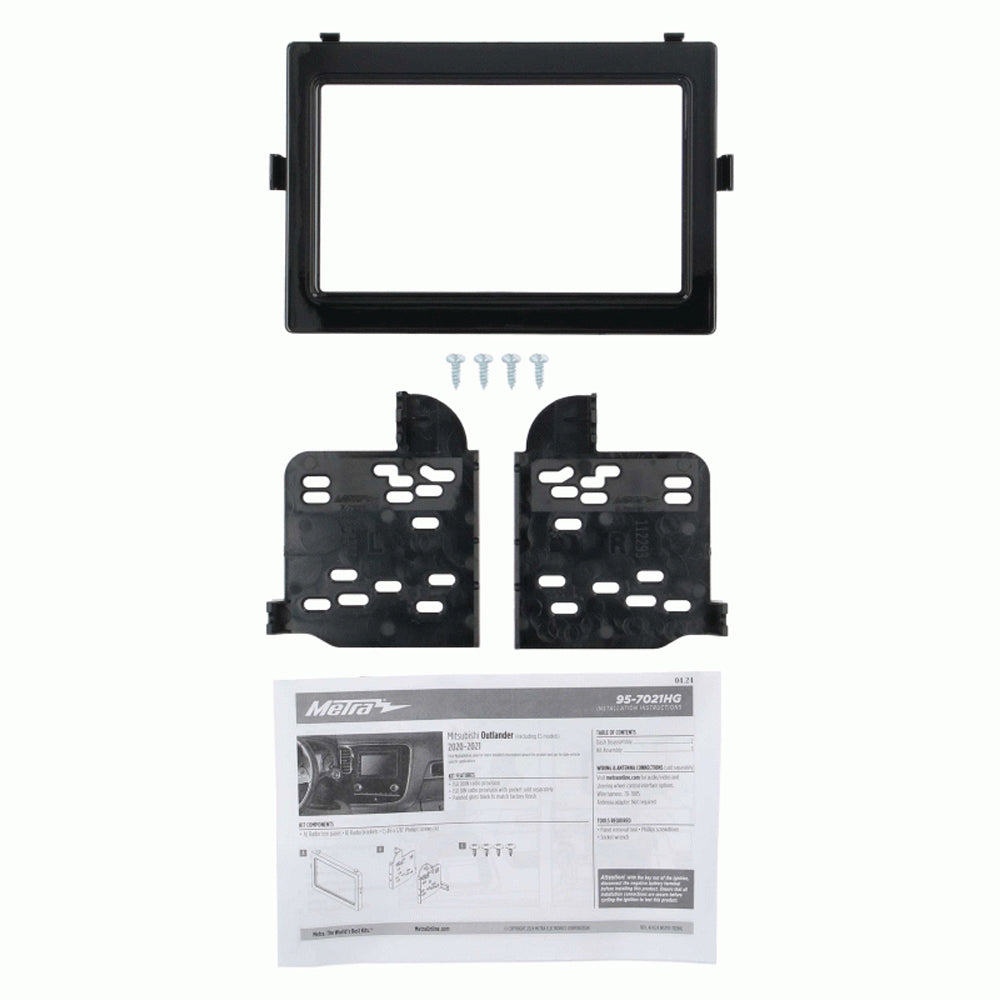 Fitting Kit Mitsubishi Outlander 2019 - 2023 Double Din (Black) | Formula