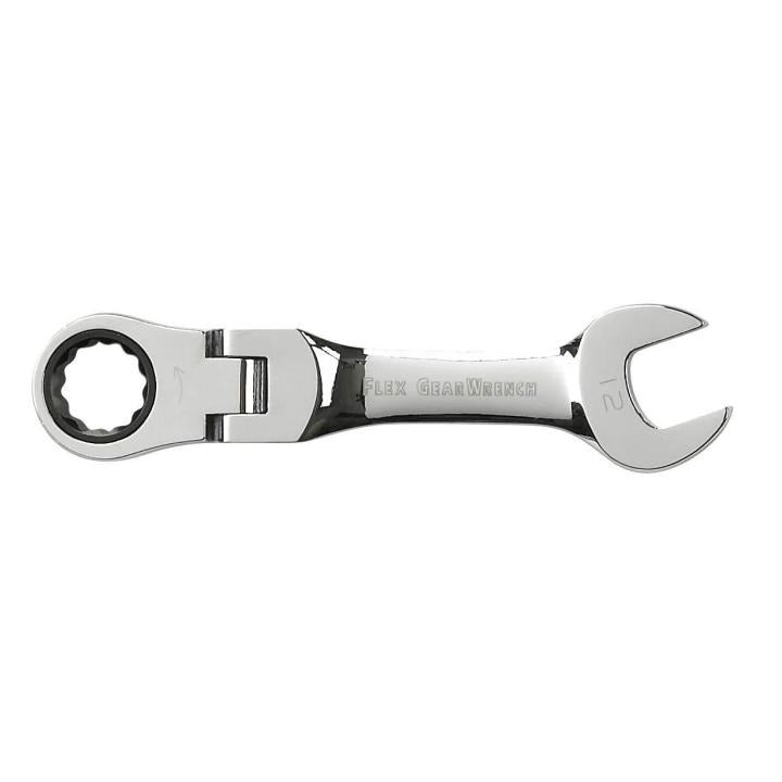 Gearwrench® Wrench Ratcheting Comb Stubby, Flex 10mm | Accent Tools