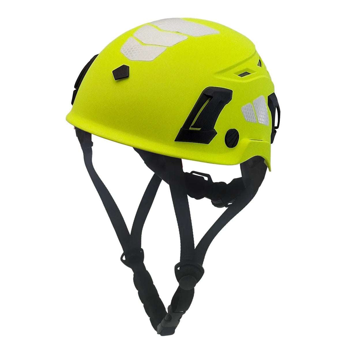 Esko Climbing Helmet, Vented, Fluoro Yellow, Ratchet