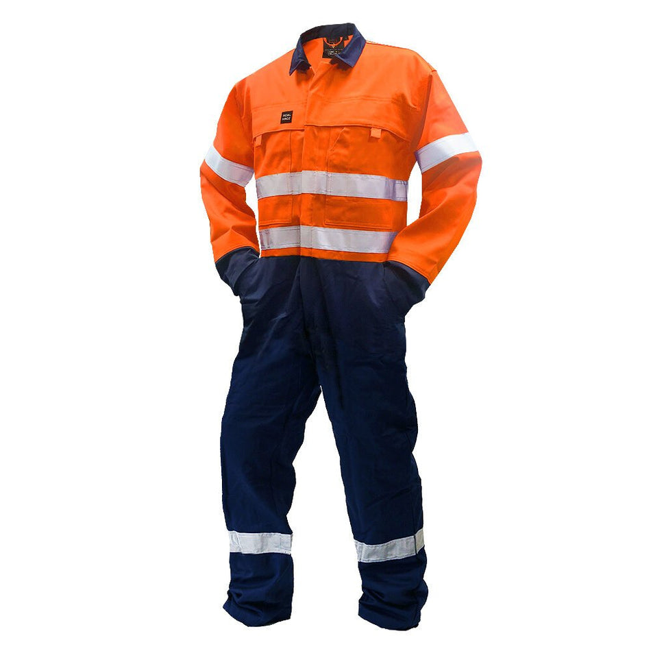 Esko FR Overall, 240 gsm.88/12 11 Cal, Oran/Navy D/N AU