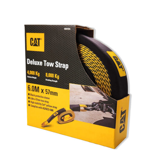 Cat® 6M x 57mm Deluxe Tow Strap - 4,000kg | Alltrade