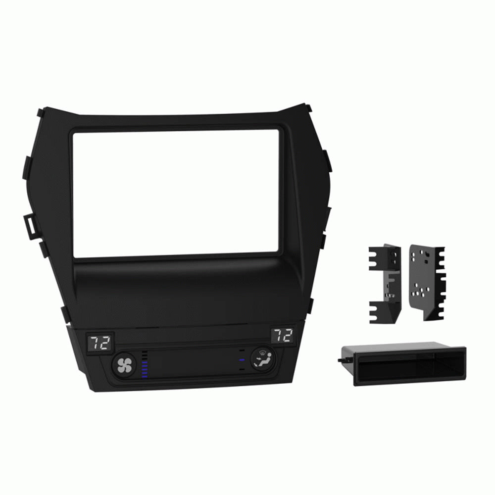 Fitting Kit Hyundai Santa Fe 2013 - 2019 Din & Double Din (Black) (With Nav) | Formula