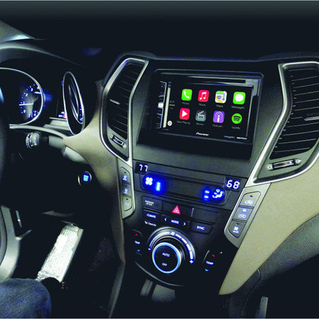 Fitting Kit Hyundai Santa Fe 2013 - 2019 Din & Double Din (Black) (With Nav) | Formula