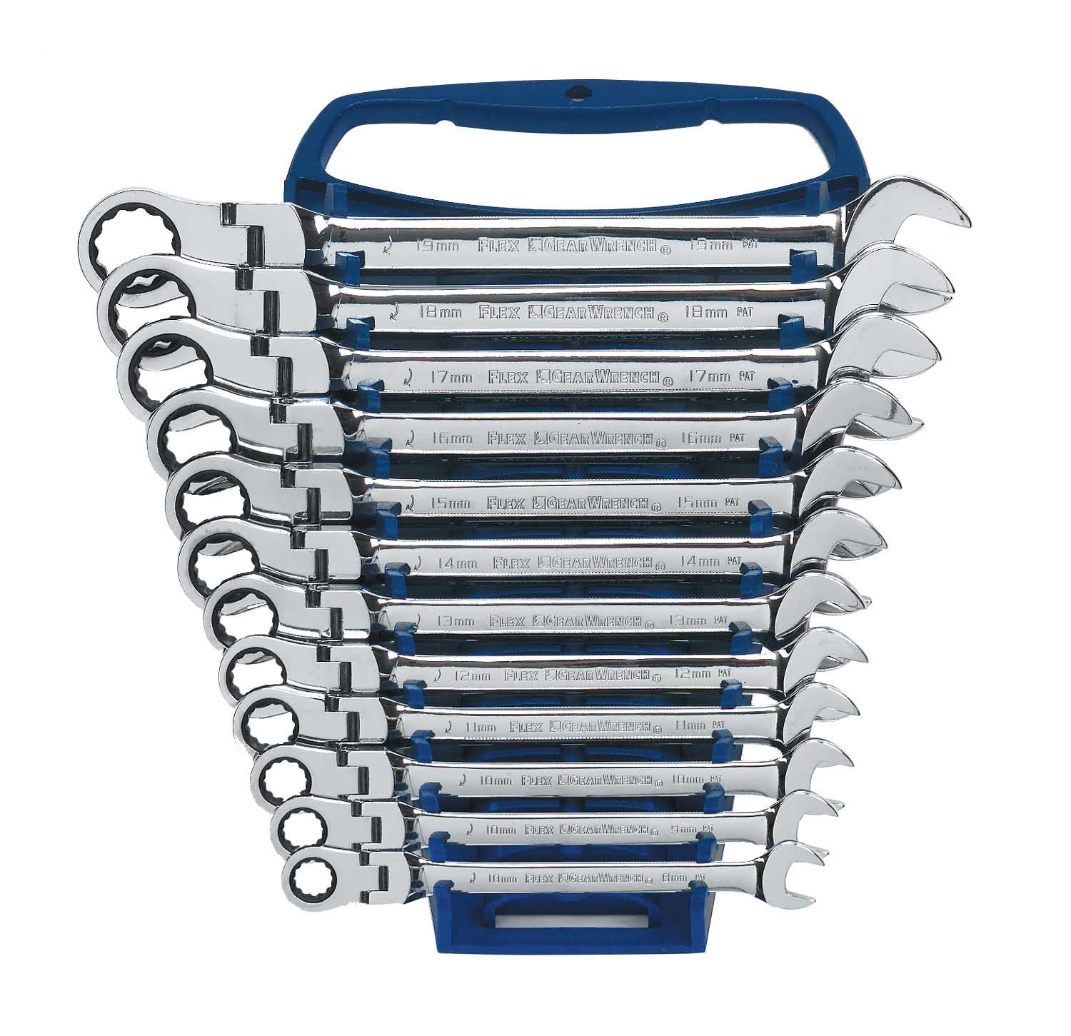 Gearwrench® Wrench Set Combination Ratcheting Flex Rack MET 12Pc | Accent Tools