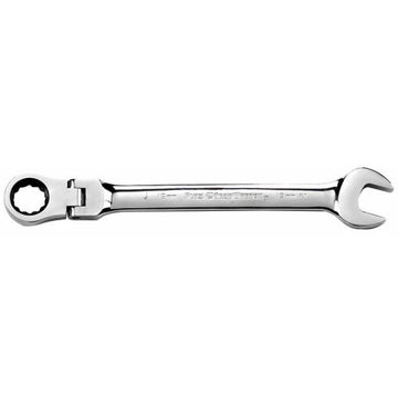 GearWrench 25mm ratcheting combination wrench with flexible head and knurled side beam