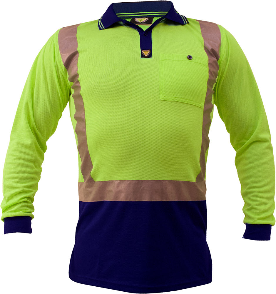 Esko D/N L/S Microfibre Polo -Size S