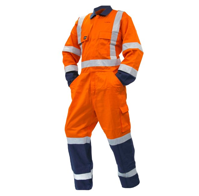 Esko Arcshield FR H-Back Overall, 320gsm 12 Cal, TTMC Orange/Navy