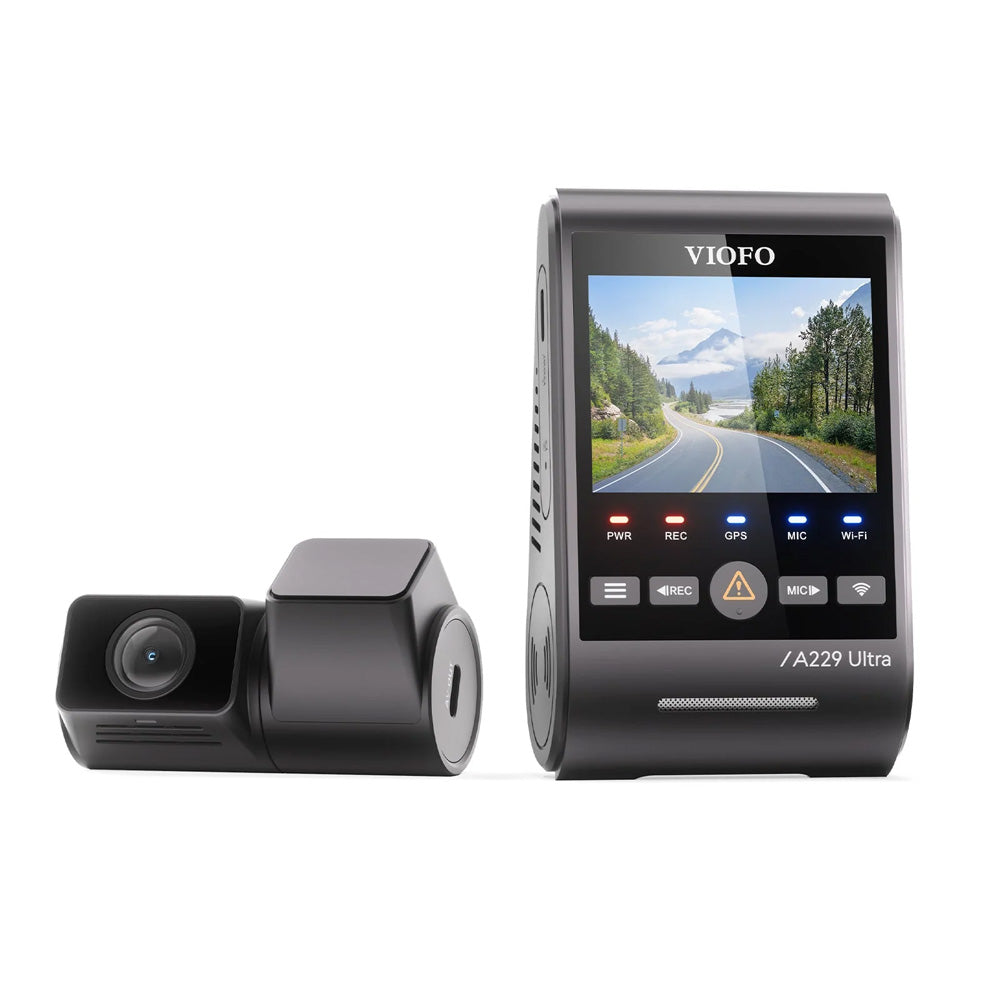 Viofo Dashcam A229 Ultra 4K Front + 4K Rear 5Ghz Wifi + Gps