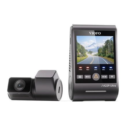 Viofo Dashcam A229 Ultra 4K Front + 4K Rear 5Ghz Wifi + Gps