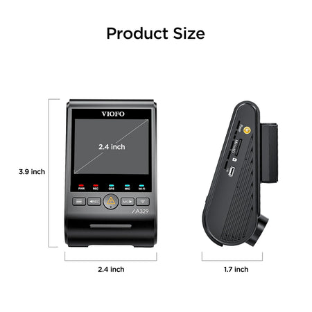 Viofo Dashcam A329 4k Single Channel Wifi 6 Gps | Formula