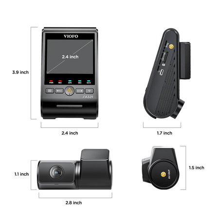 Viofo Dashcam A329 4k Front 2k Rear Channel Wifi 6 Gps | Formula