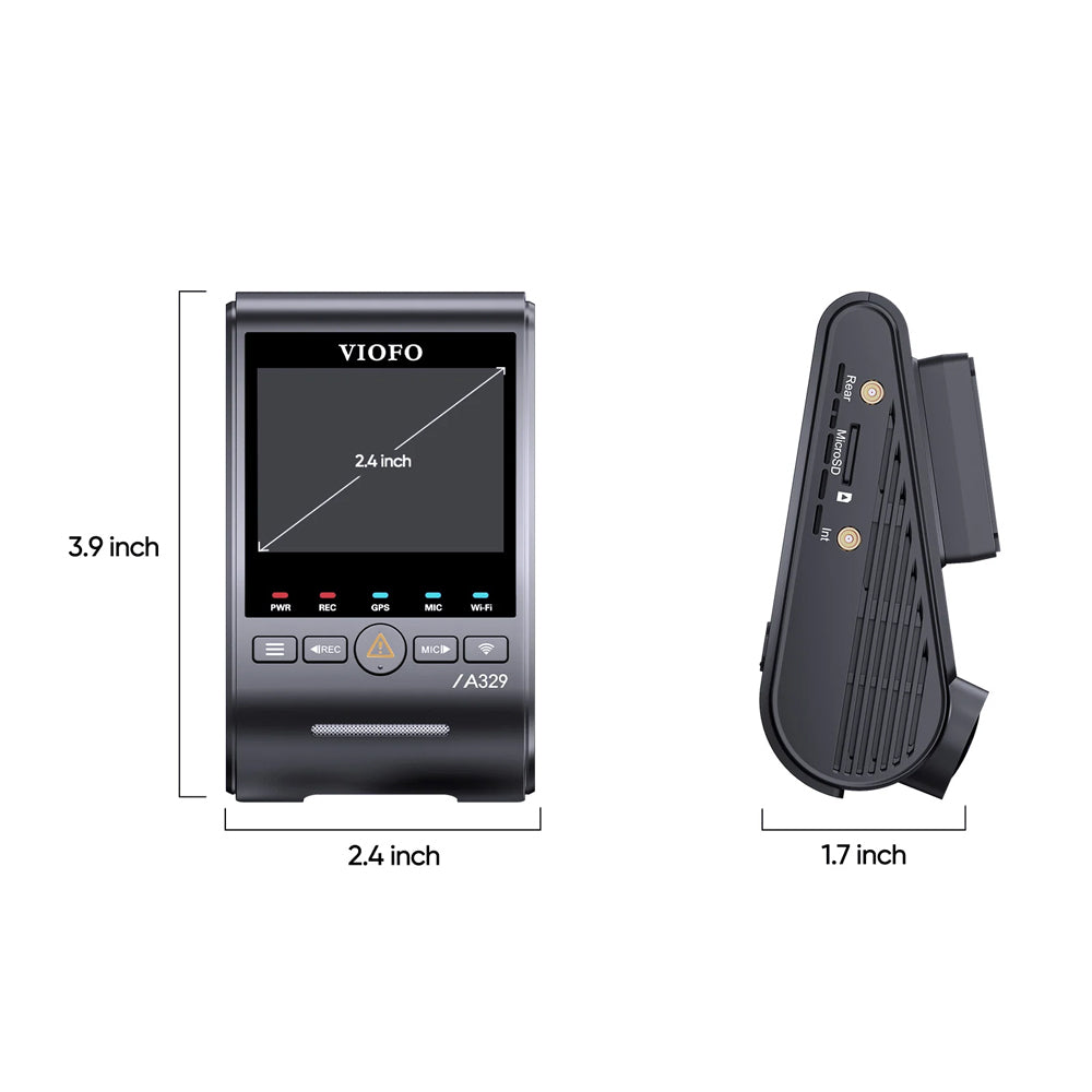 Viofo Dashcam A329 4k Single Channel Wifi 6 Gps | Formula