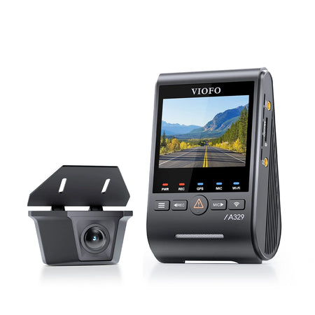 Viofo Dashcam A329 4K Front + 2K Waterproof Rear Wifi 6 Gps