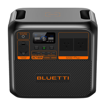 Bluetti Ac180p Home & Portable Power Station | 1800w (2700w Surge) 1440wh | Formula