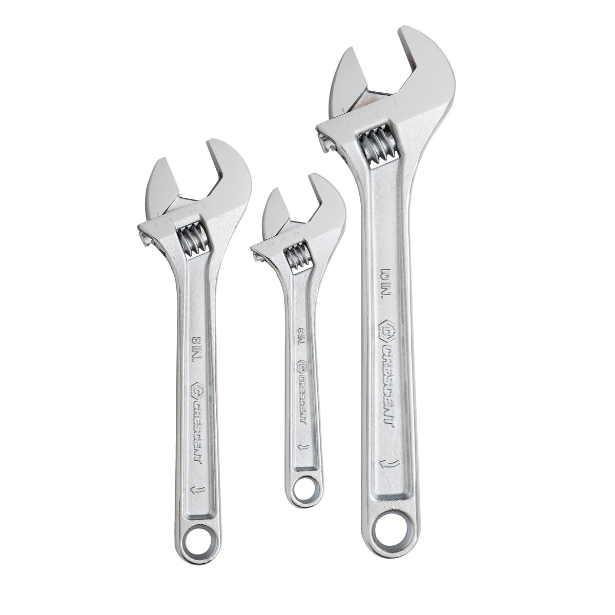 Crescent 3Pc 150mm, 200mm & 250mm Adjustable Wrench Set | Accent Tools