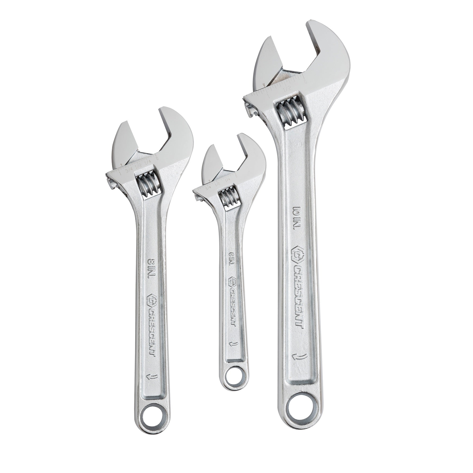 Crescent 3Pc 150mm, 200mm & 250mm Adjustable Wrench Set | Accent Tools