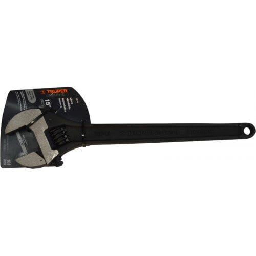 Truper Adjustable Wrench - Black Oxide