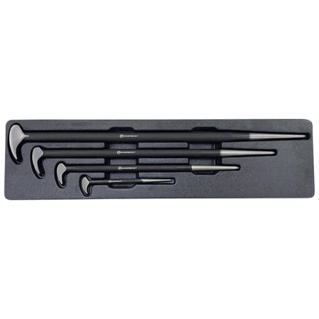 Powerbuilt 4pc Rolling Head Pry Bar Set | Alltrade