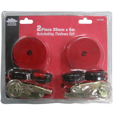 2pc Ratchet Tie Down Set | Alltrade