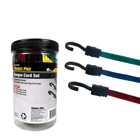 6pc Bungee Cord Set | Alltrade