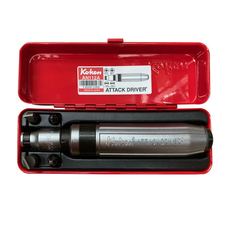 Koken AN112A Attack Driver Knurled Handle 6pc Set 1/2"Dr | Hobeca