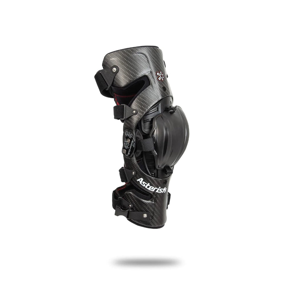 Knee Brace Asterisk Carbon Cell Extra Large (Xl) Pair For Dirtbike Riders | Formula