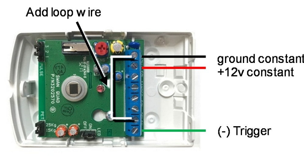 Avs Pir Motion Sensor Normally Open Contacts | Formula