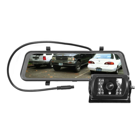 Avs 8.8" Ahd 720p Clip On Rear View Full Screen Mirror Kit With Ahd Heavy Duty Camera | Formula