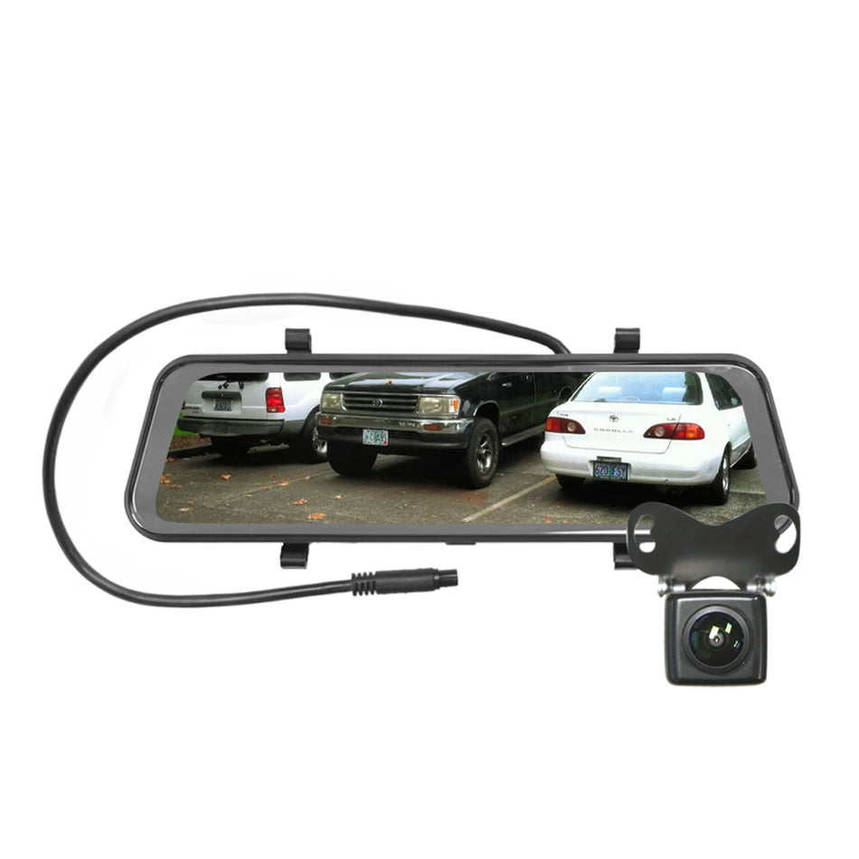 Avs 8.8" Ahd 720p Clip On Rear View Full Screen Mirror Kit With Ahd Camera | Formula