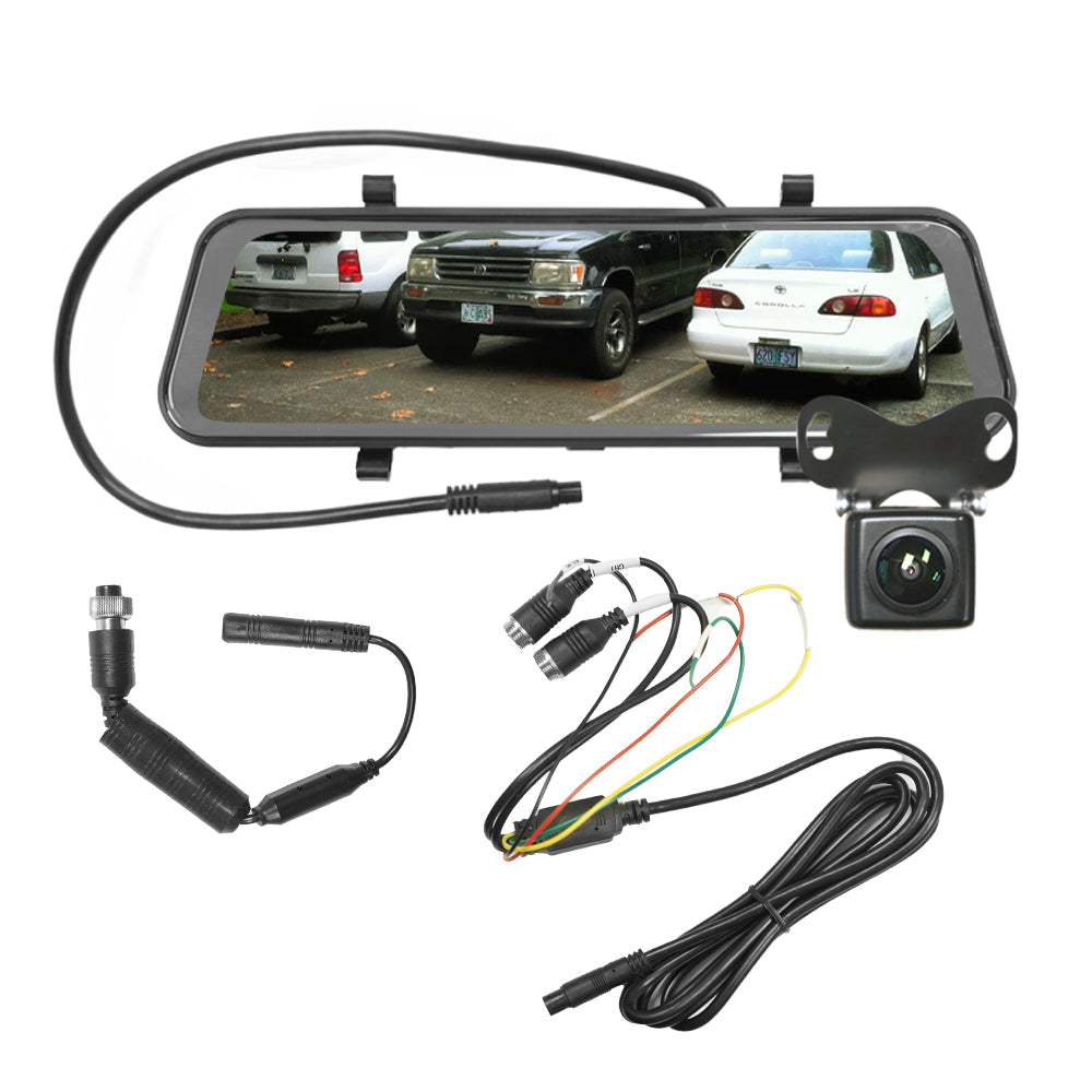 Avs 8.8" Ahd 720p Clip On Rear View Full Screen Mirror Kit With Ahd Camera | Formula