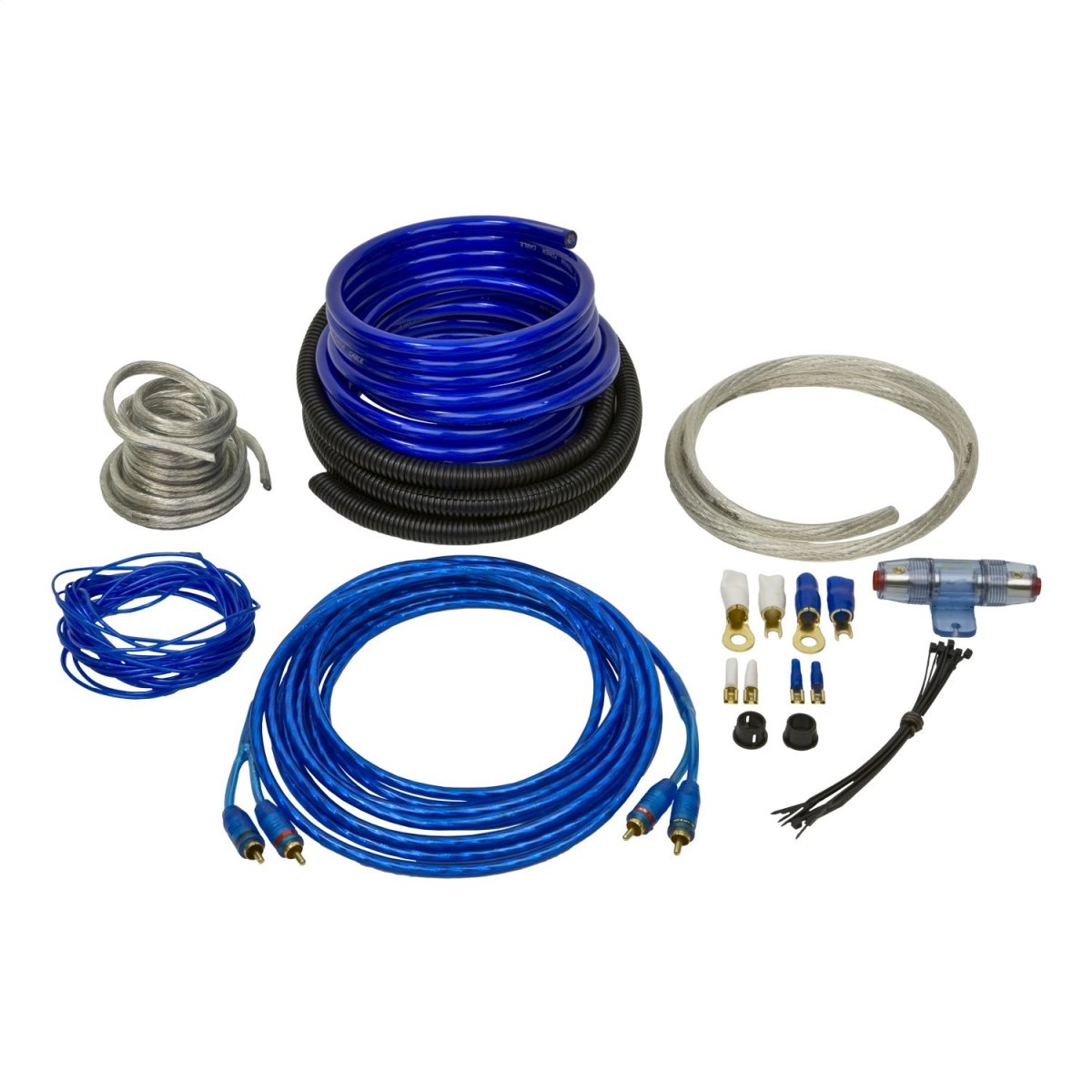 Raptor Amplifier Kit 4ga Blue 1500w