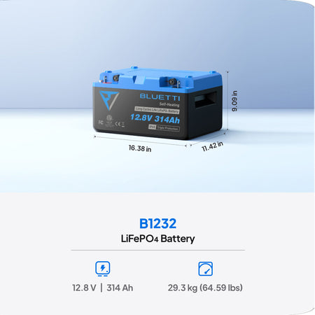 Bluetti 12v 320a Lithium Battery | Formula