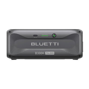 Bluetti B300K expansion battery with aluminium casing and expansion ports