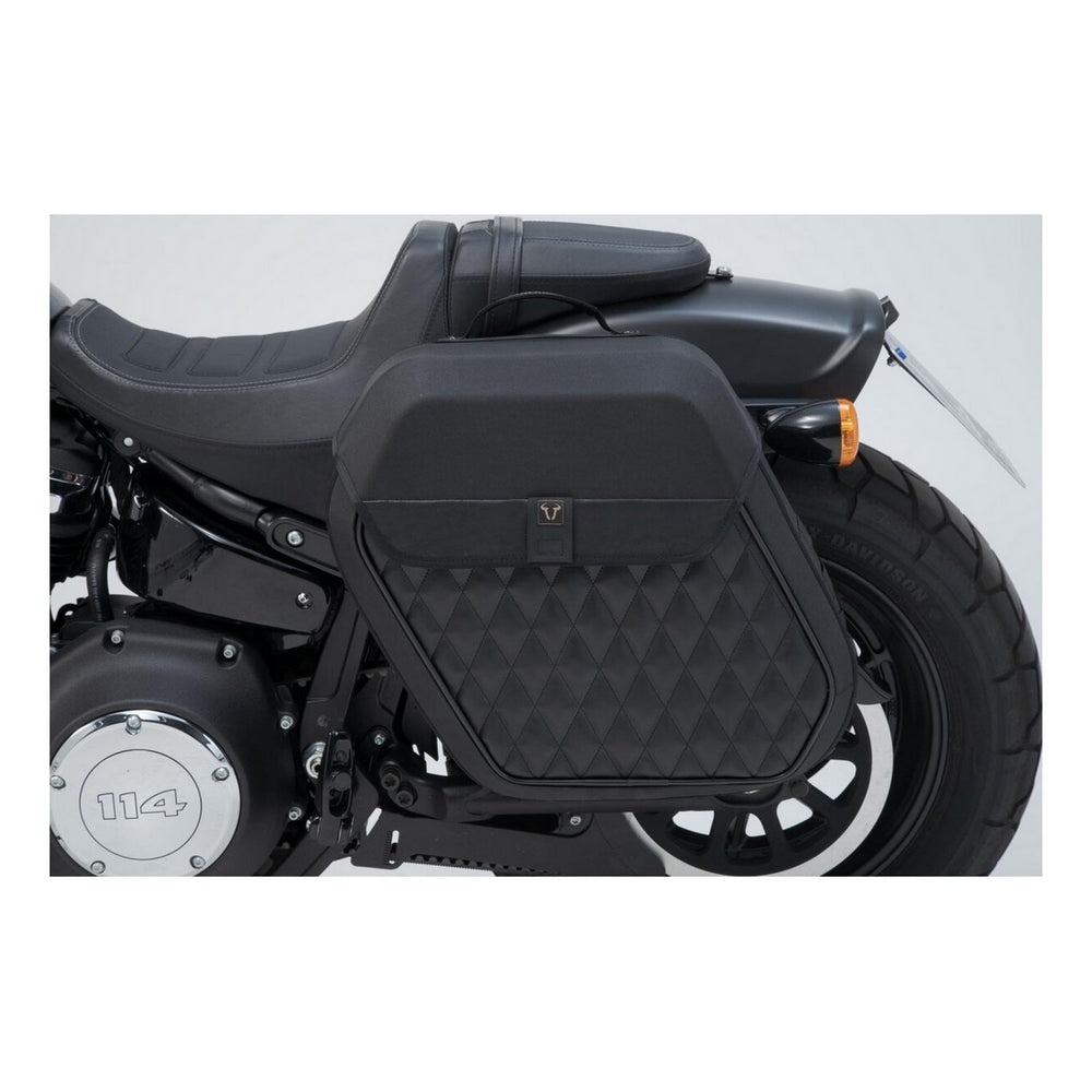 Legend Gear Side Bag Lh2 Sw Motech Side Carrier Left Harley Softail Fat Bob 17-22 | Formula