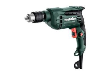 Metabo 650W variable speed drill with soft-grip handle