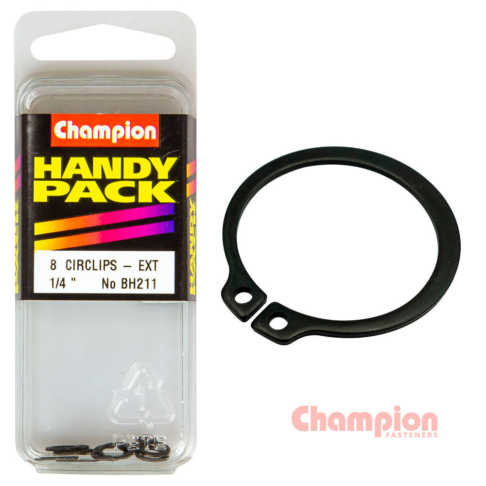 Champion Circlips-External Shaft-1/4in (STW6) | ISL