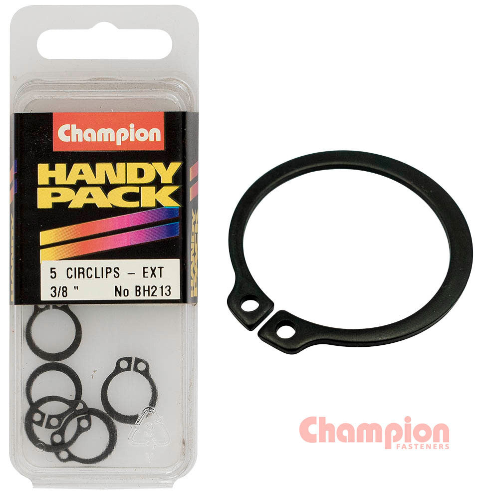 Champion Circlips-External Shaft-3/8in (STW10) | ISL