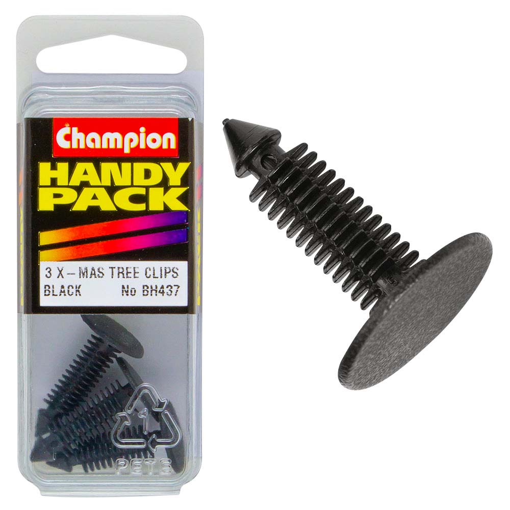 Champion Xmas Tree Trim Clip - Blk | ISL