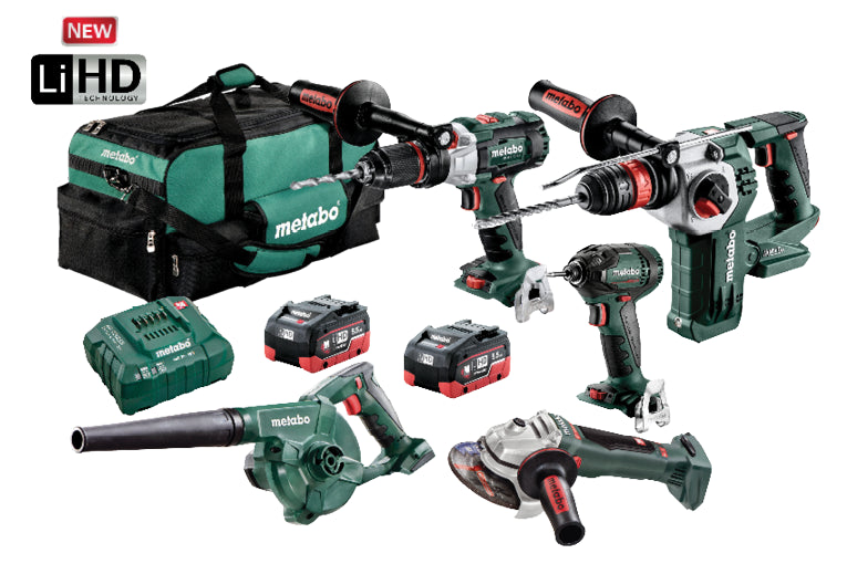 Metabo 18V Brushless 5 Piece Combo LIHD Kit