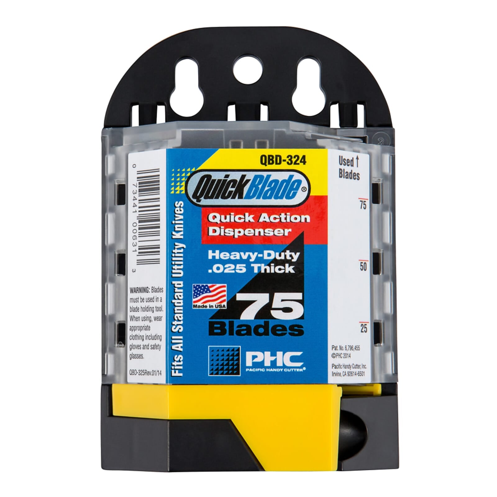 PHC Heavy Duty Utility Blade 2 Notch Box of 75 | Hobeca