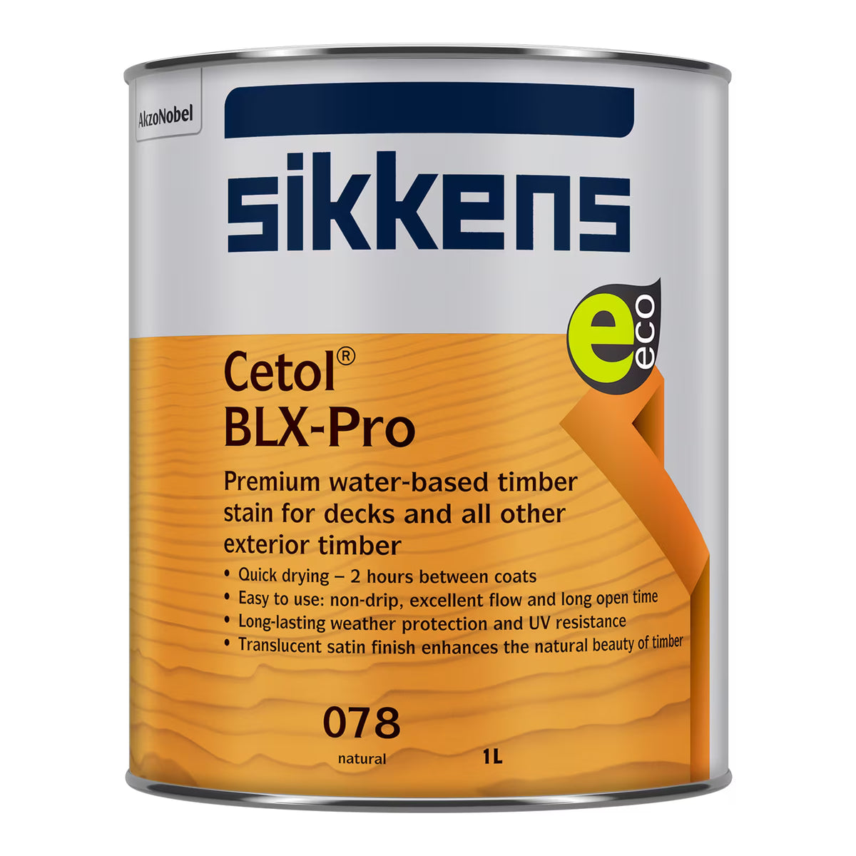 Sikkens Blx-Pro Natural 1L timber stain can
