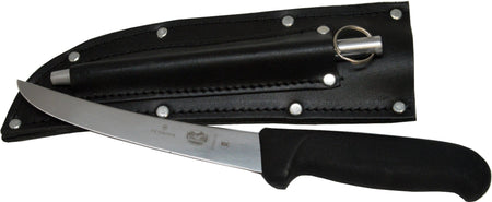 Victorinox Boning Set with Leather Sheath & Ring Steel | Hobeca