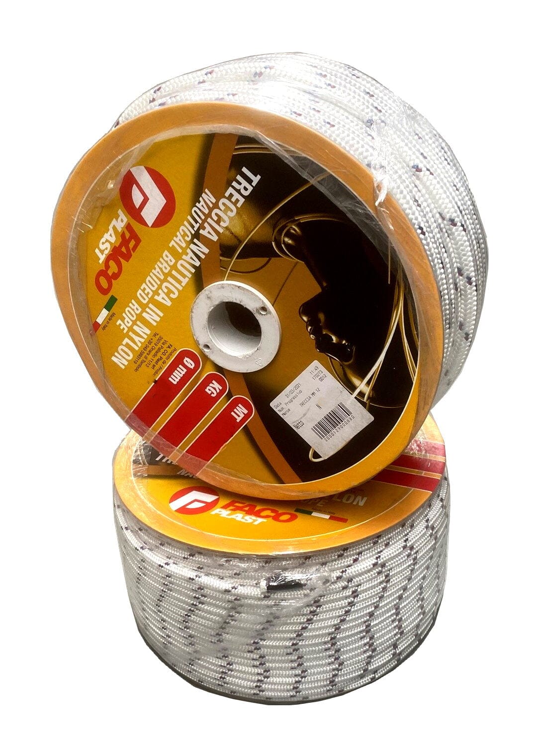 Faco Plast Rope - Braided Nylon/Polyester 110m Reel 10mm | Hobeca